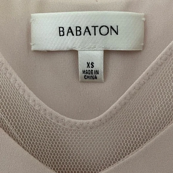 Aritzia Babaton Galen Light Pink Tank Top Size XS - Picture 4 of 8